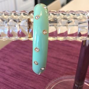 J Crew Mint Green Enamel Bracelet NWOT